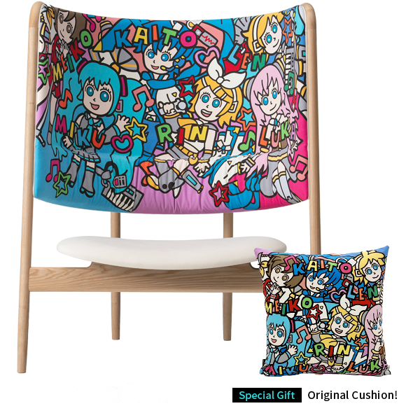 SHETA × MIKU ART CHAIR